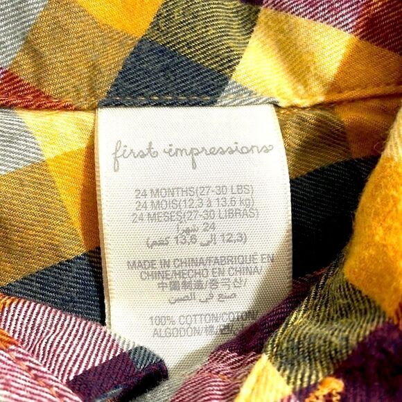 First Impressions Toddler Flannel - Picture 3 of 3